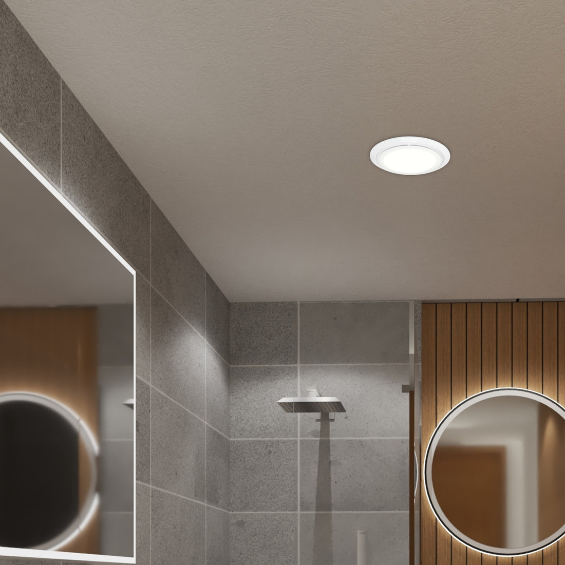 Talon 270mm LED Exhaust Fan 12W 3CCT White - 22373/05