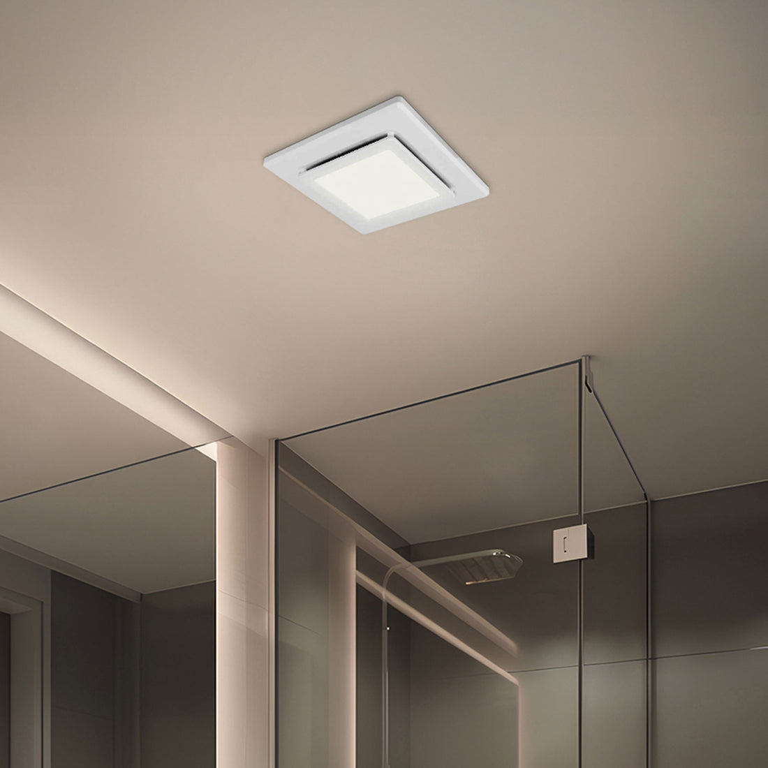 Sarico 325mm White Exhaust Fan With LED Light 45W 3CCT - 22376/05