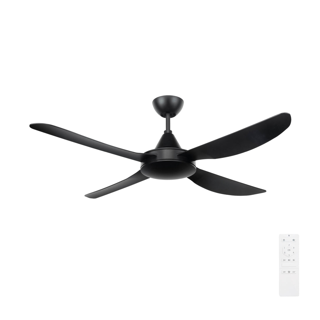 Vector DC Ceiling Fan 48" Black - 22687/06