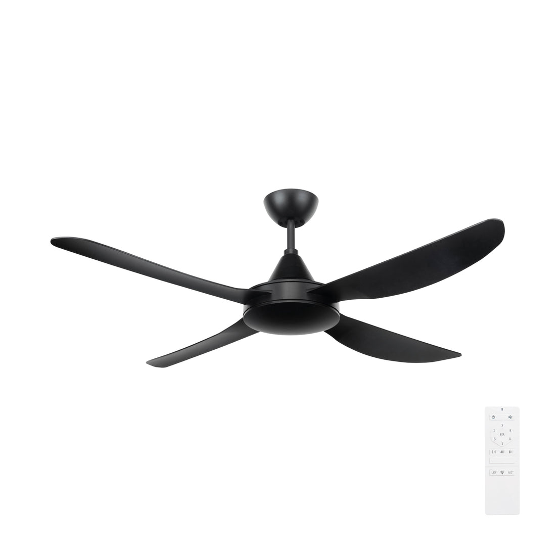 Vector DC Ceiling Fan 52" Black - 22689/06