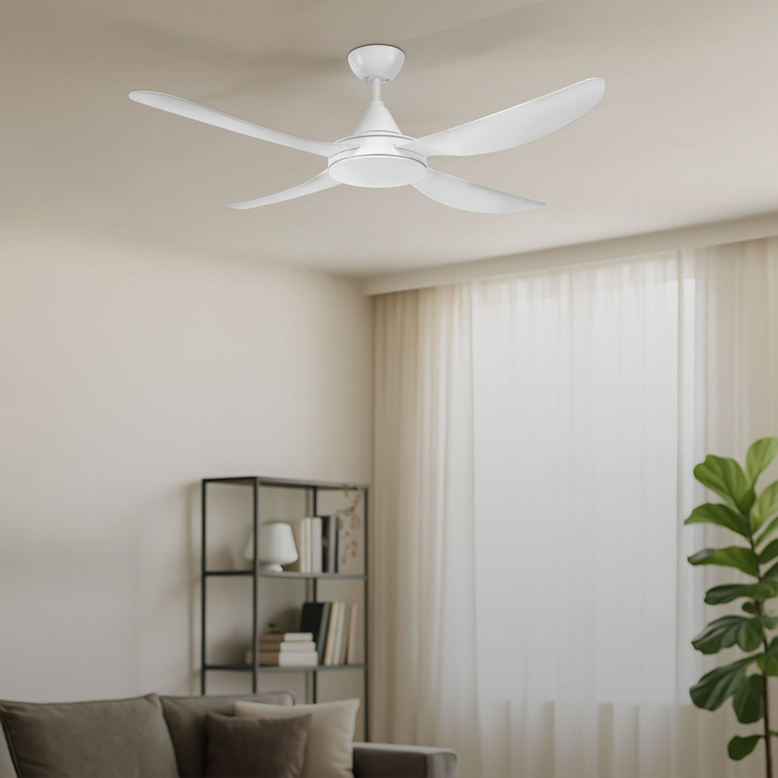 Vector DC Ceiling Fan 56" White - 22691/05