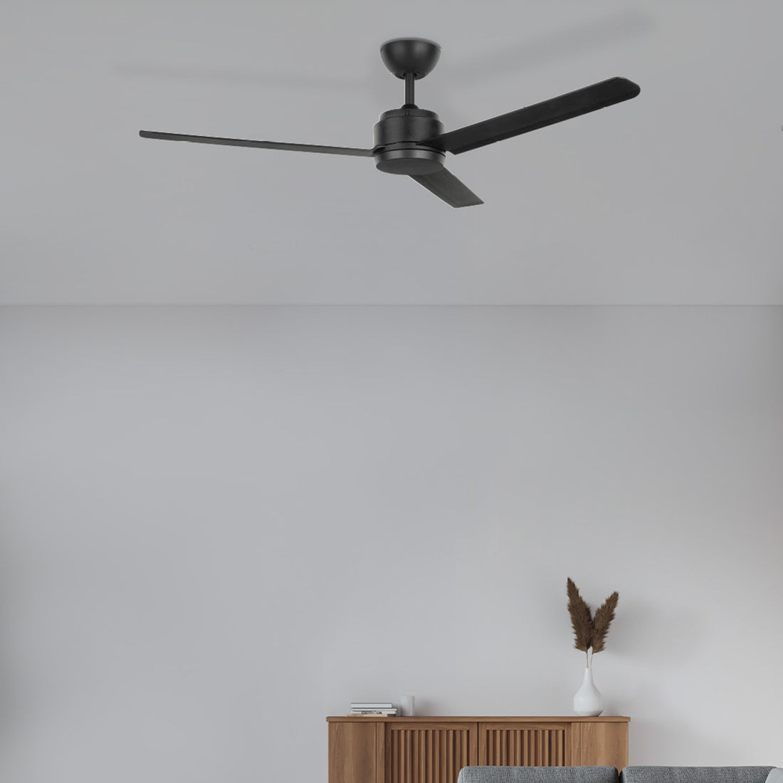 Solana AC Ceiling Fan 52" Black - 22761/06