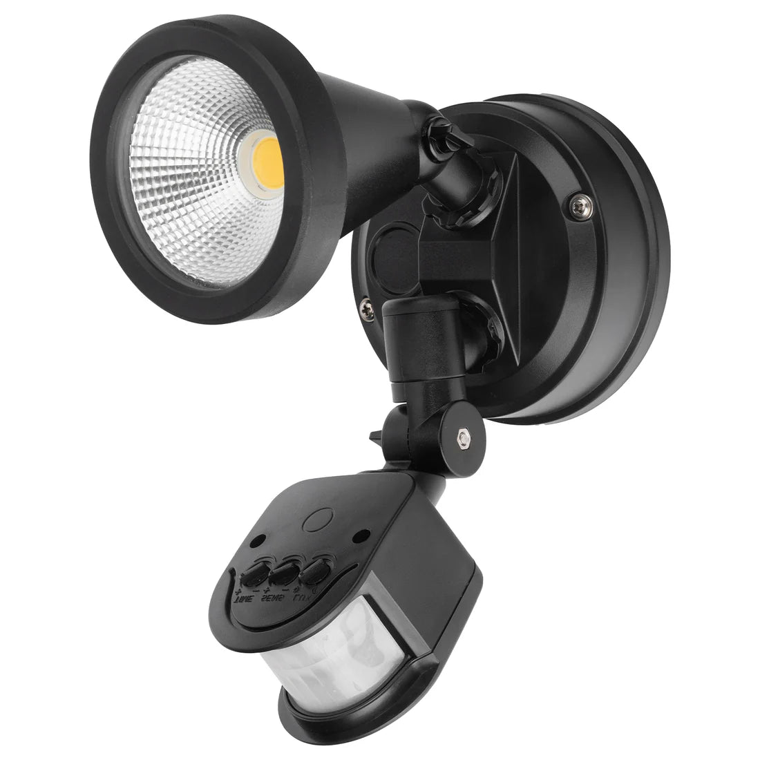Stinger LED Floodlight with Sensor 10W 4000K Black - 22824/06