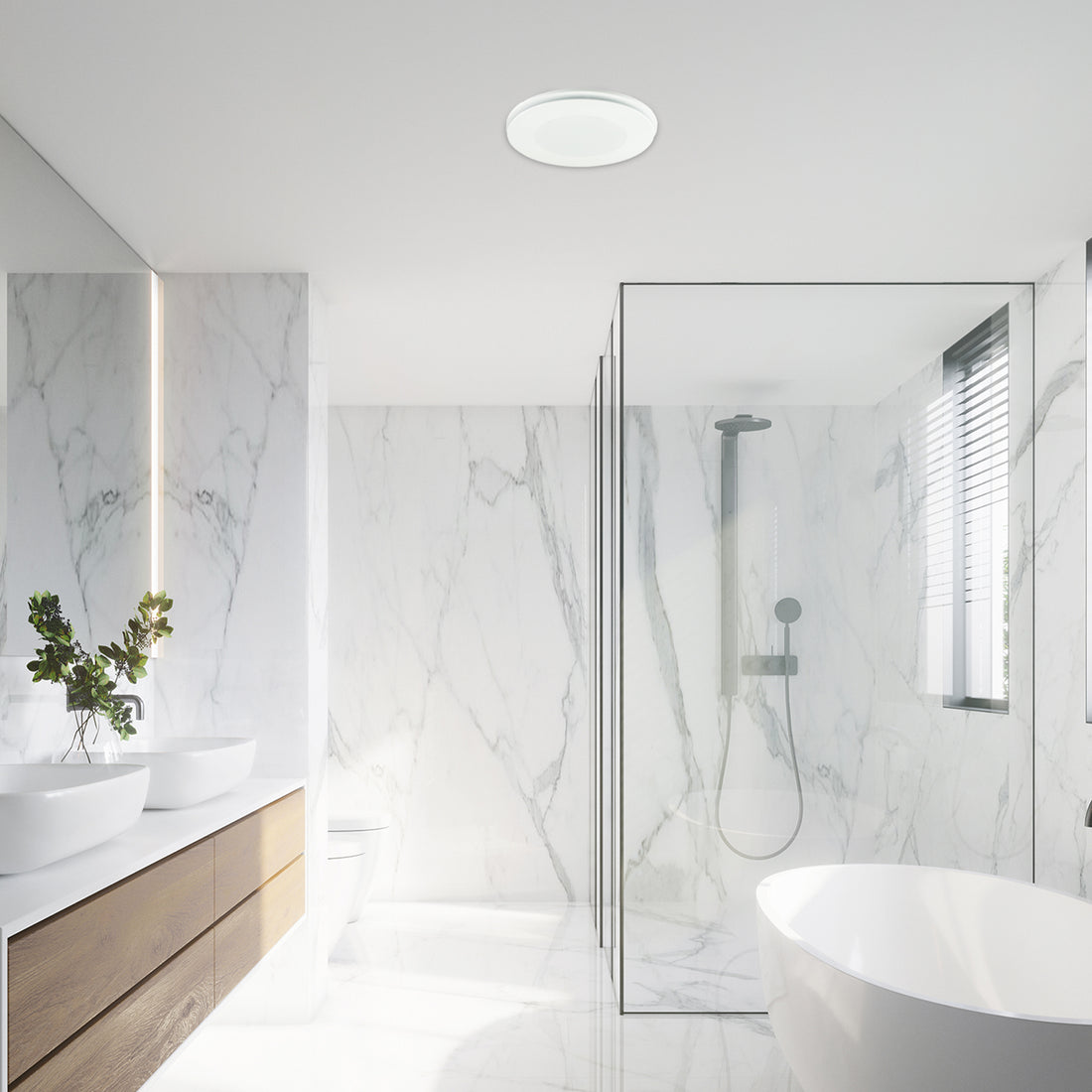 Talon Promax 270mm LED Exhaust Fan With Light 15W 3CCT White - 22890/05