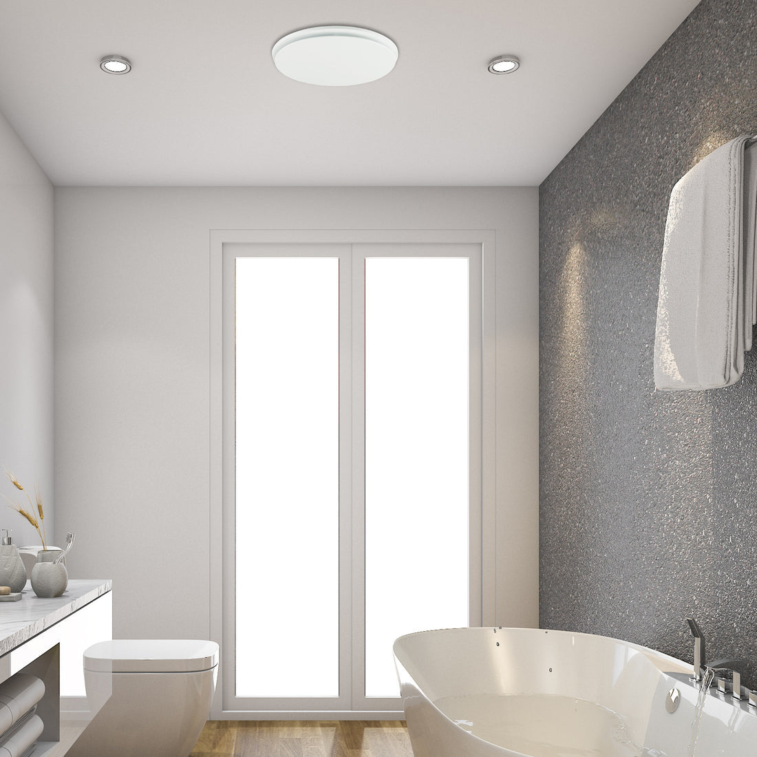 Talon Promax Round 270mm Exhaust Fan With Delay Timer White - 22894/05