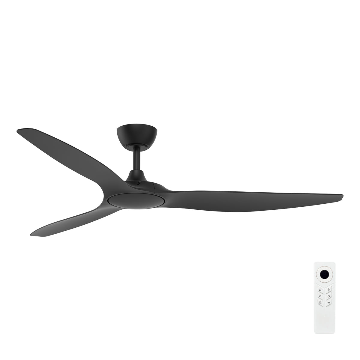 Fantastic DC Ceiling Fan 60" Black - 22943/06