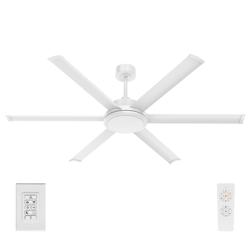 Colossus II DC Ceiling Fan 65" White - 22979/05