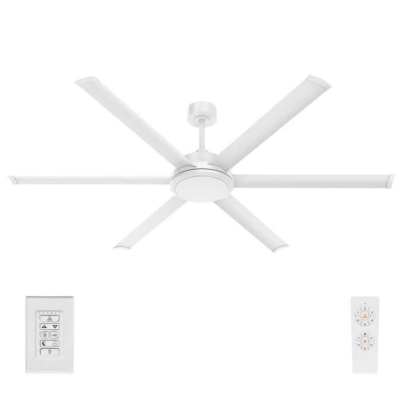 Colossus II DC Ceiling Fan 72" White - 22982/05