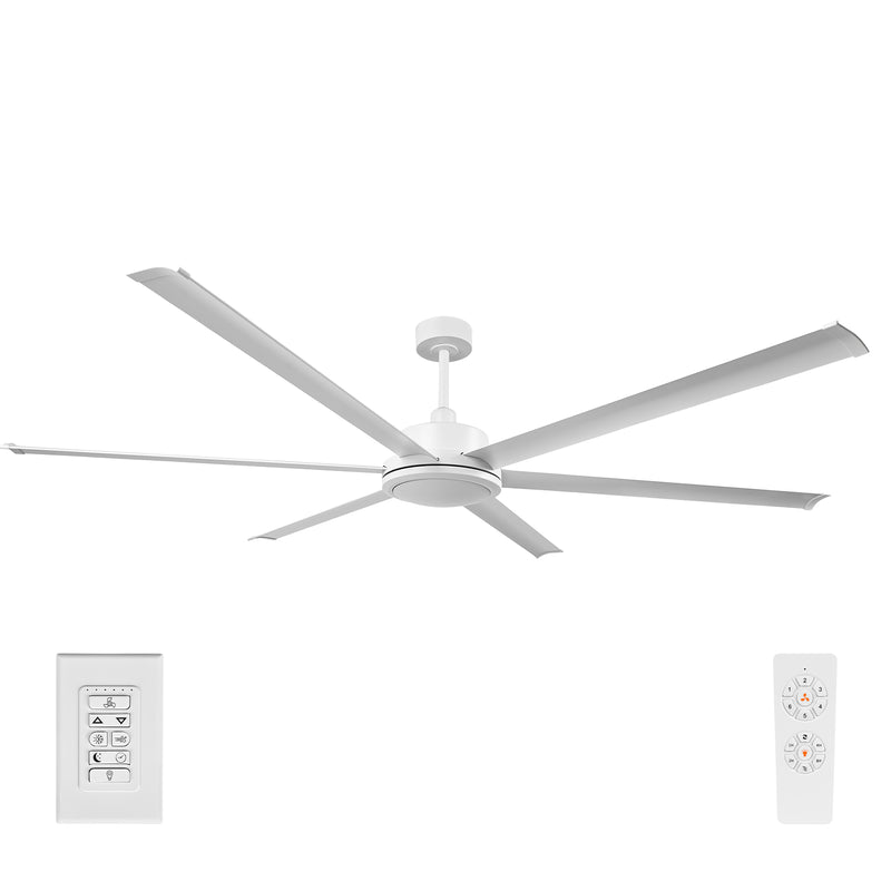 Colossus II DC Ceiling Fan 120" White - 22989/05