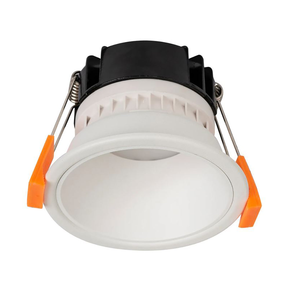 Buy Recessed LED Downlights Australia Round Recessed LED Downlight W82mm White Aluminium / Insert 2 CCT - HV5529D2W-WW