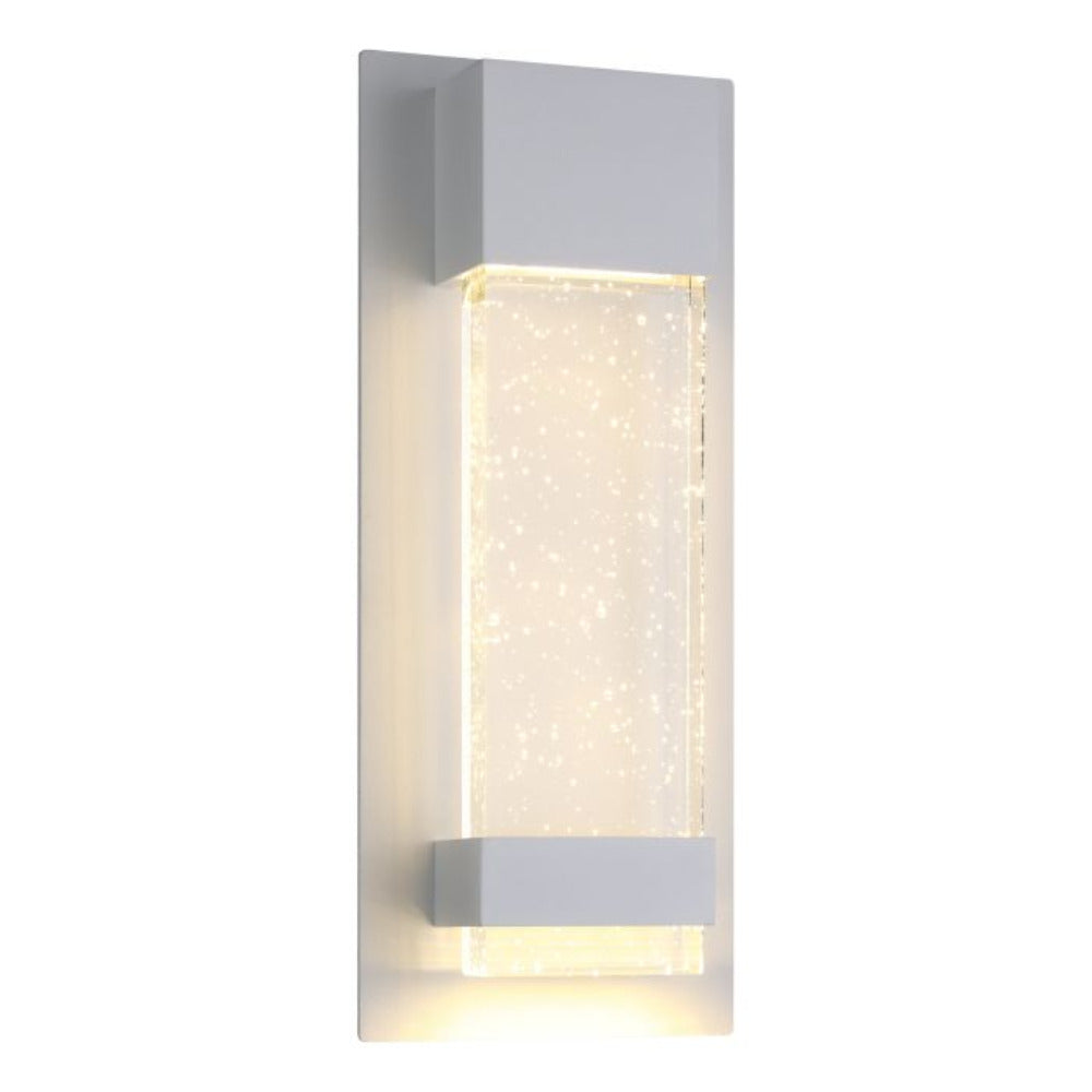 Buy Exterior Wall Lights Australia VILLAGRAZIA Exterior Wall Light H300mm White Aluminium 3CCT - 205918
