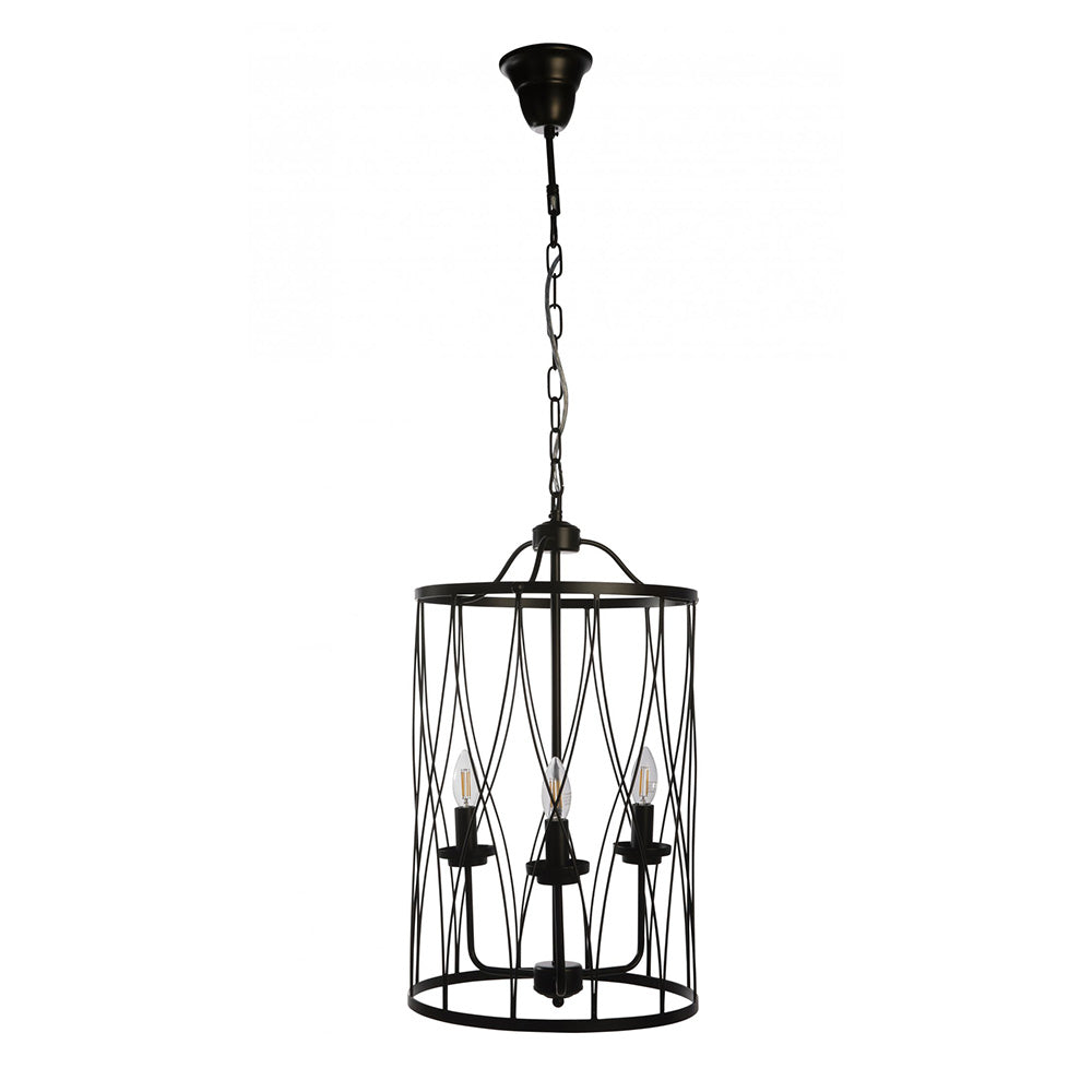 Buy Chandeliers Australia Fiorentino Lighting - TOLINA 3 Light Pendant Black