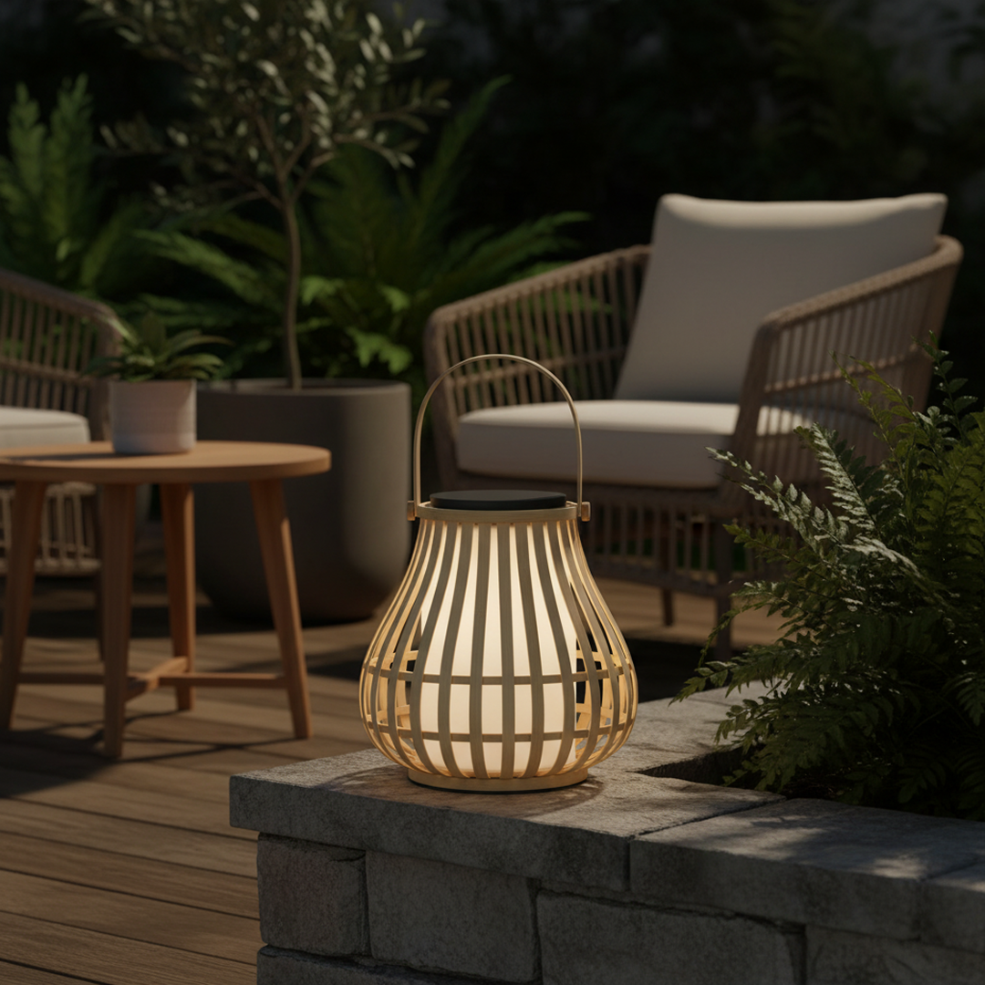 Leo Solar Light Nature Bamboo 2700K - 2118095062