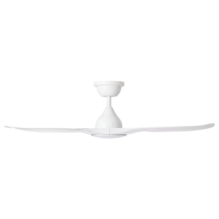 Tahiti DC Ceiling Fan with LED Light 52" 40W 3CCT Matt White - 20801801