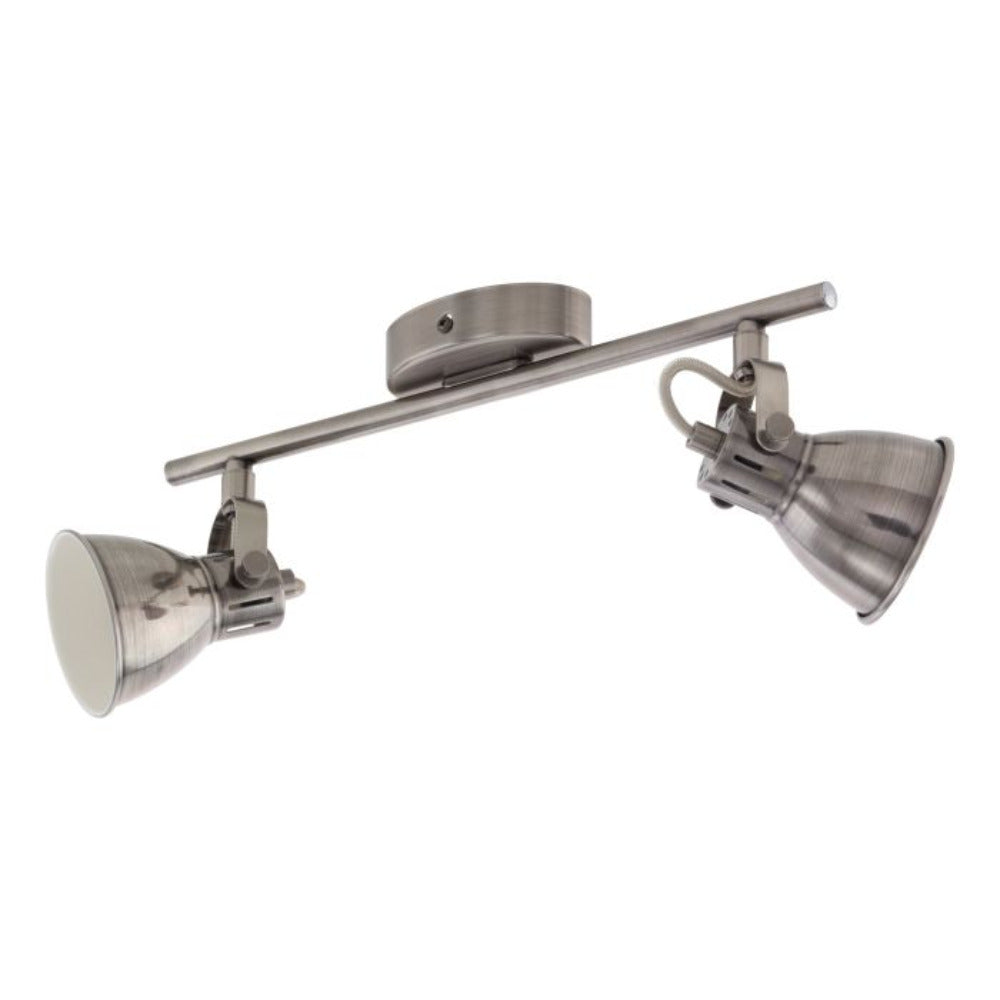 SERAS Spot 2 Lights Antique Nickel Steel - 206058