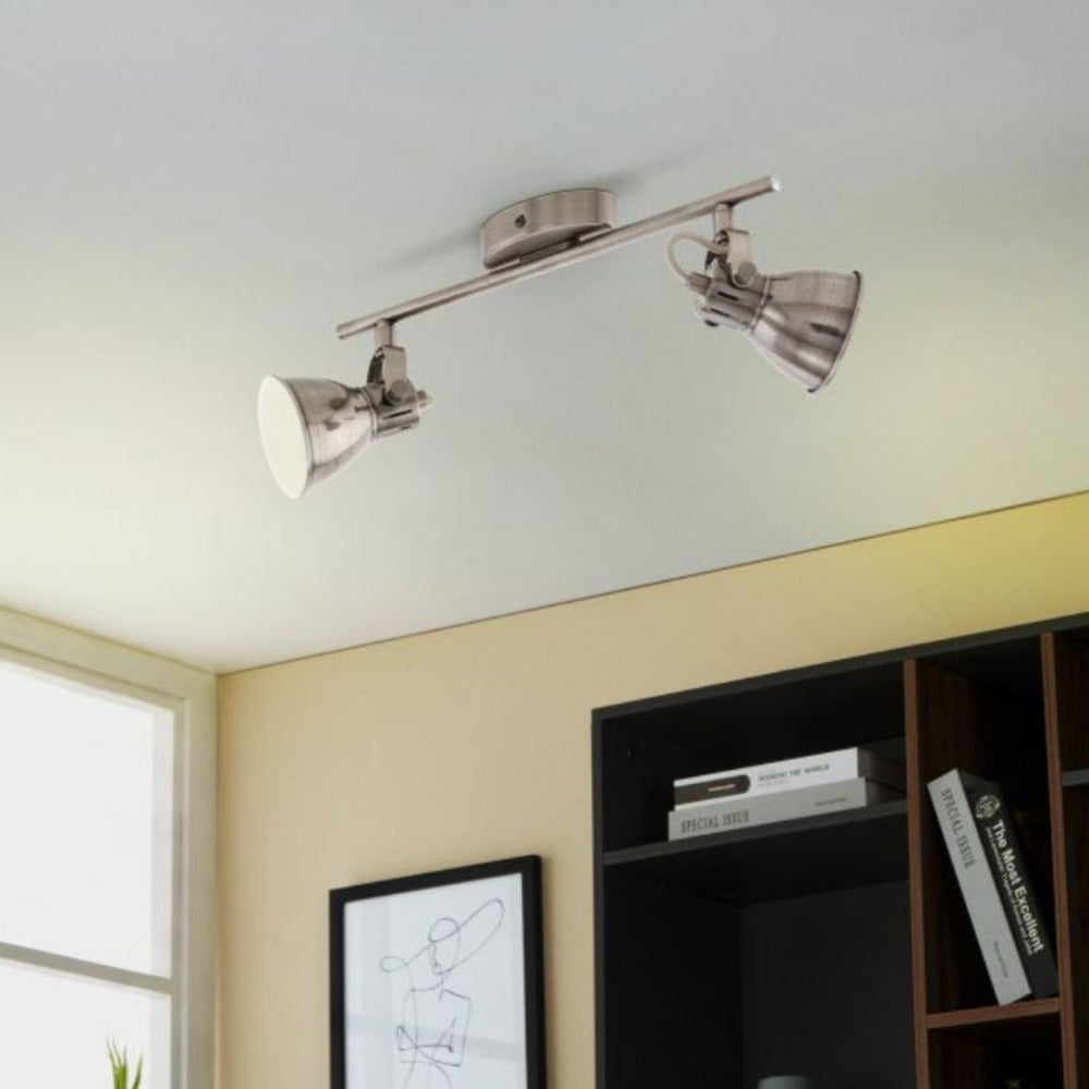 Buy Spotlights Australia SERAS Spot 2 Lights Antique Nickel Steel - 206058