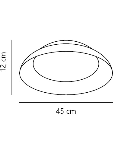 Nivora 450mm Ceiling Light White - 2610166001