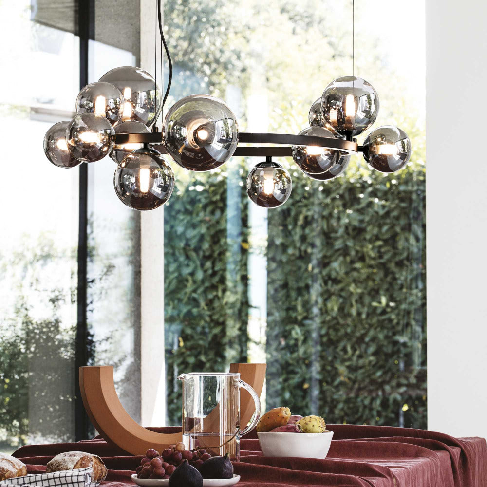 Buy Pendant Lights Australia Perlage Sp14 Pendant 14 Lights Metal / Glass - 2838