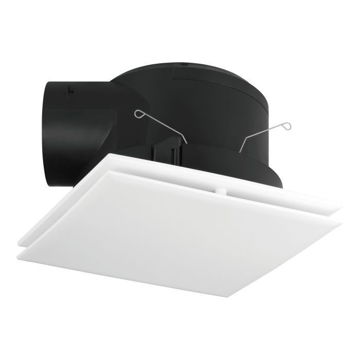 Samba Plastic Square Exhaust Fan White - 206815N