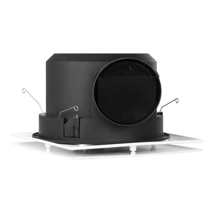 Samba Plastic Square Exhaust Fan White - 206815N