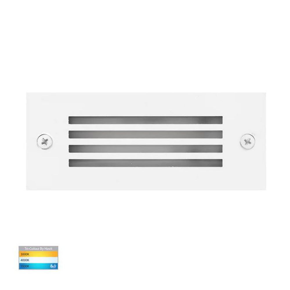 Buy Brick Lights Australia Bata Brick Light With Grill 12V 6W White Stainless Steel 3CCT - HV3006T-WHT-12V