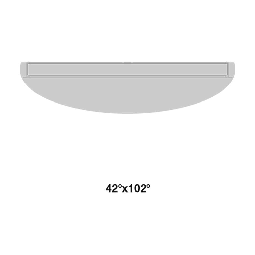 Buy Up / Down Wall Lights Australia Berica Out 2.2 Flat Up & Down Wall Light 56W CRI90 On / Off Aluminium 4000K - BU2210