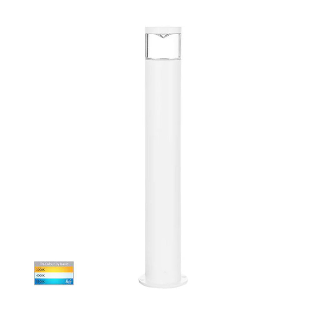 Bollard Light 12V White Aluminium 3CCT - HV1602T-WHT