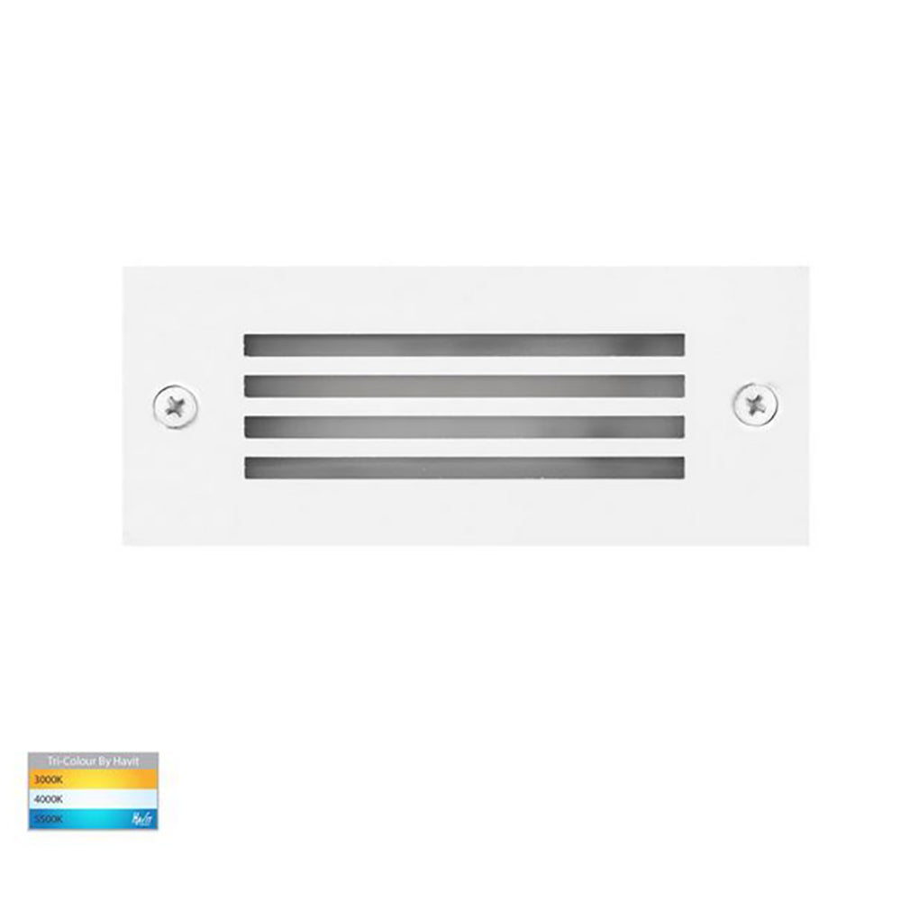 Buy Brick Lights Australia Bata Brick Light With Grill 12V 3W White Stainless Steel 3CCT - HV3008T-WHT-12V
