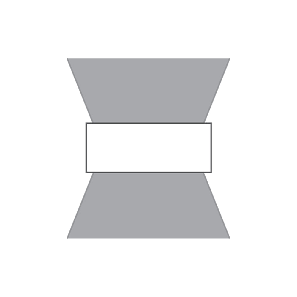 Buy Up / Down Wall Lights Australia Berica Out 3.0 Concave Up & Down Wall Light 15W Aluminium 4000K - BU3010