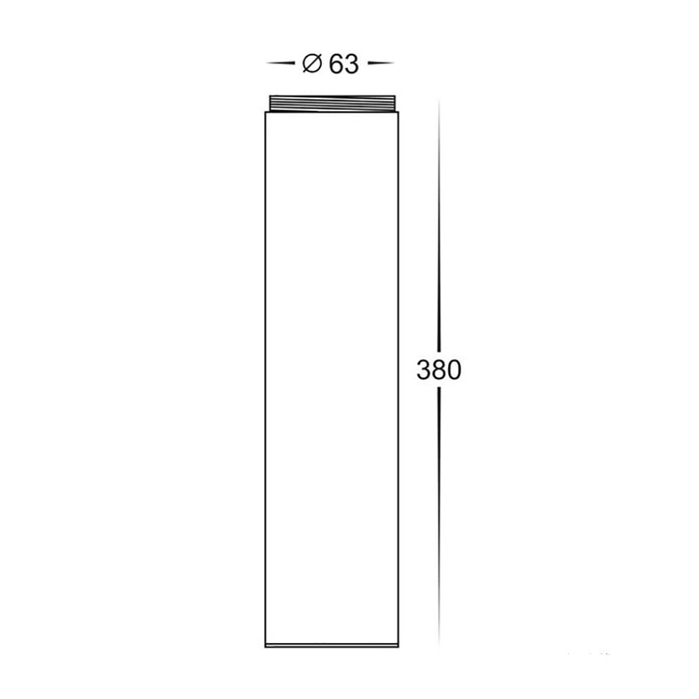 Buy Bollard Lights Australia Highlite Bollard Extension Stainless Steel - HV1603-SS316