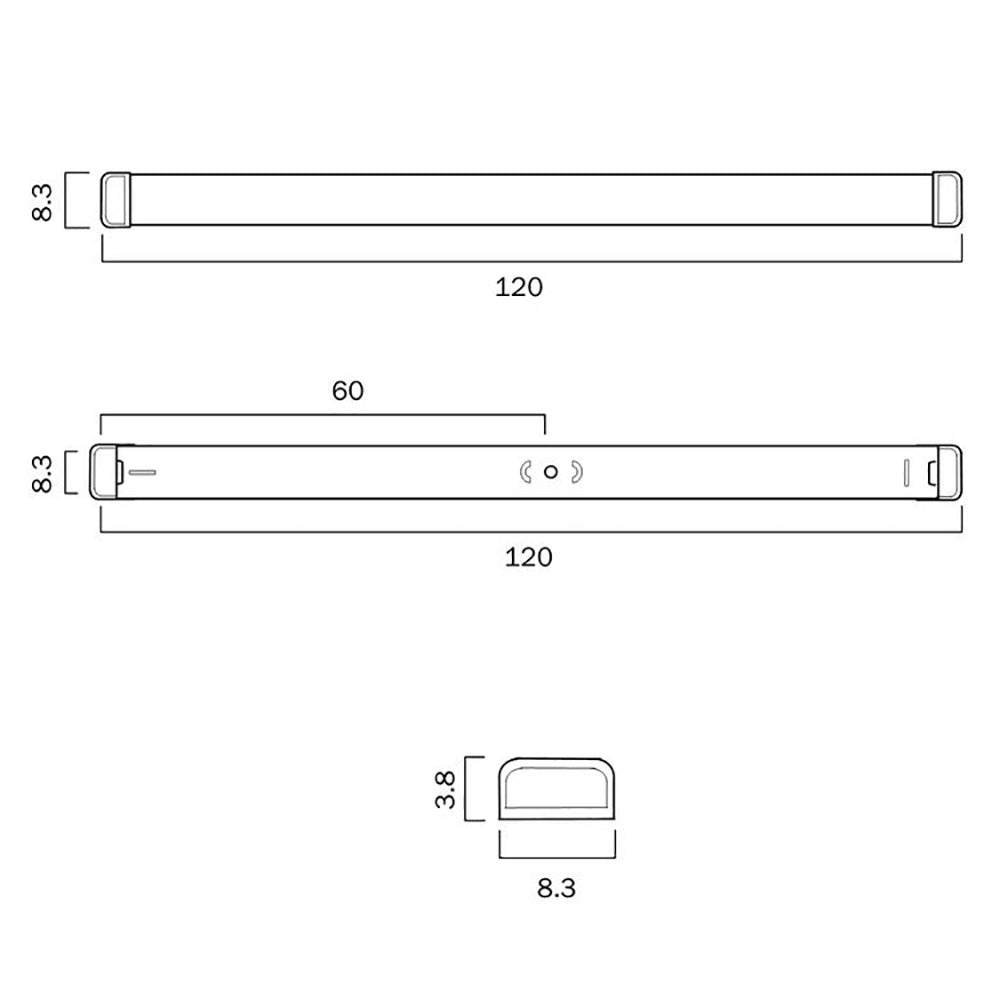 Buy LED Batten Lights Australia Edge 40W LED CCT Batten White - EDGE 120.40.3C