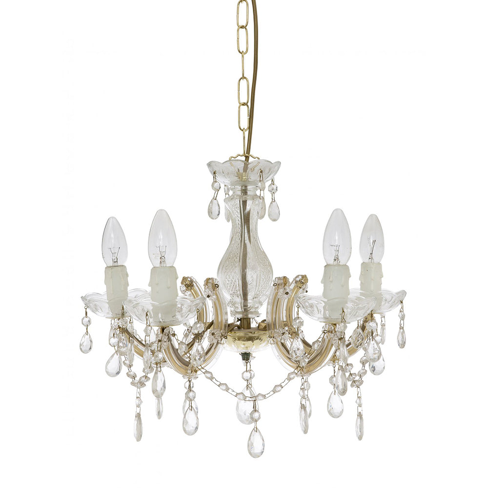 Fiorentino Lighting - C-MAR 5 Light Chandelier Gold