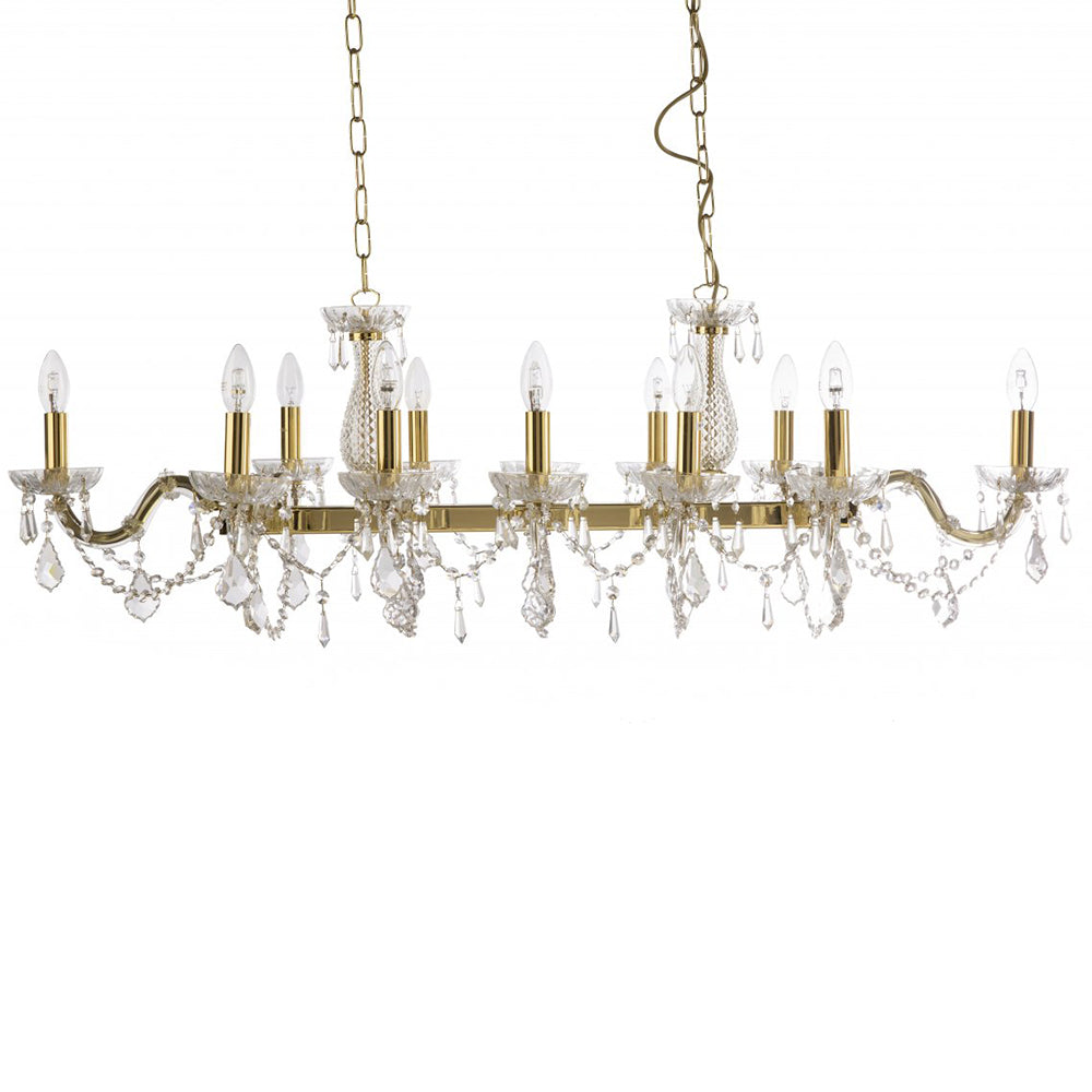 Buy Island Pendant Lights Australia Fiorentino Lighting - GRAZ 12 Light Pendant Gold
