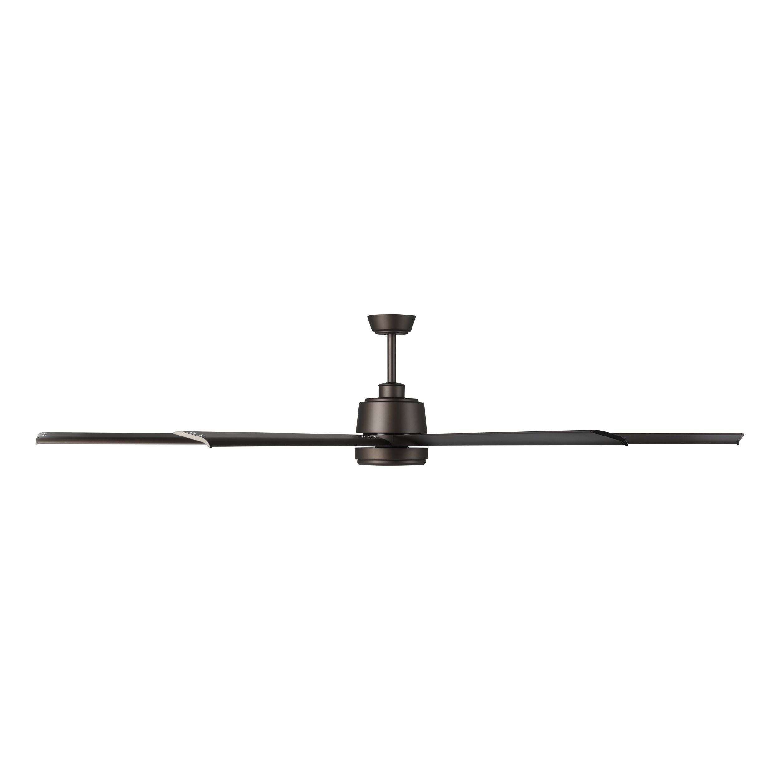Tourbillion DC Ceiling Fan 80" Aluminium Oil Rubbed Bronze Blade With Remote - 206184