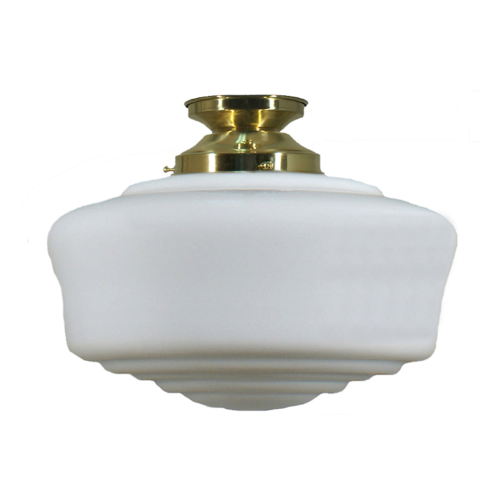 Buy DIY Batten Fix Lights Australia DIY Batten Fix Brass With Moulins Opal Matt Glass - 3000061