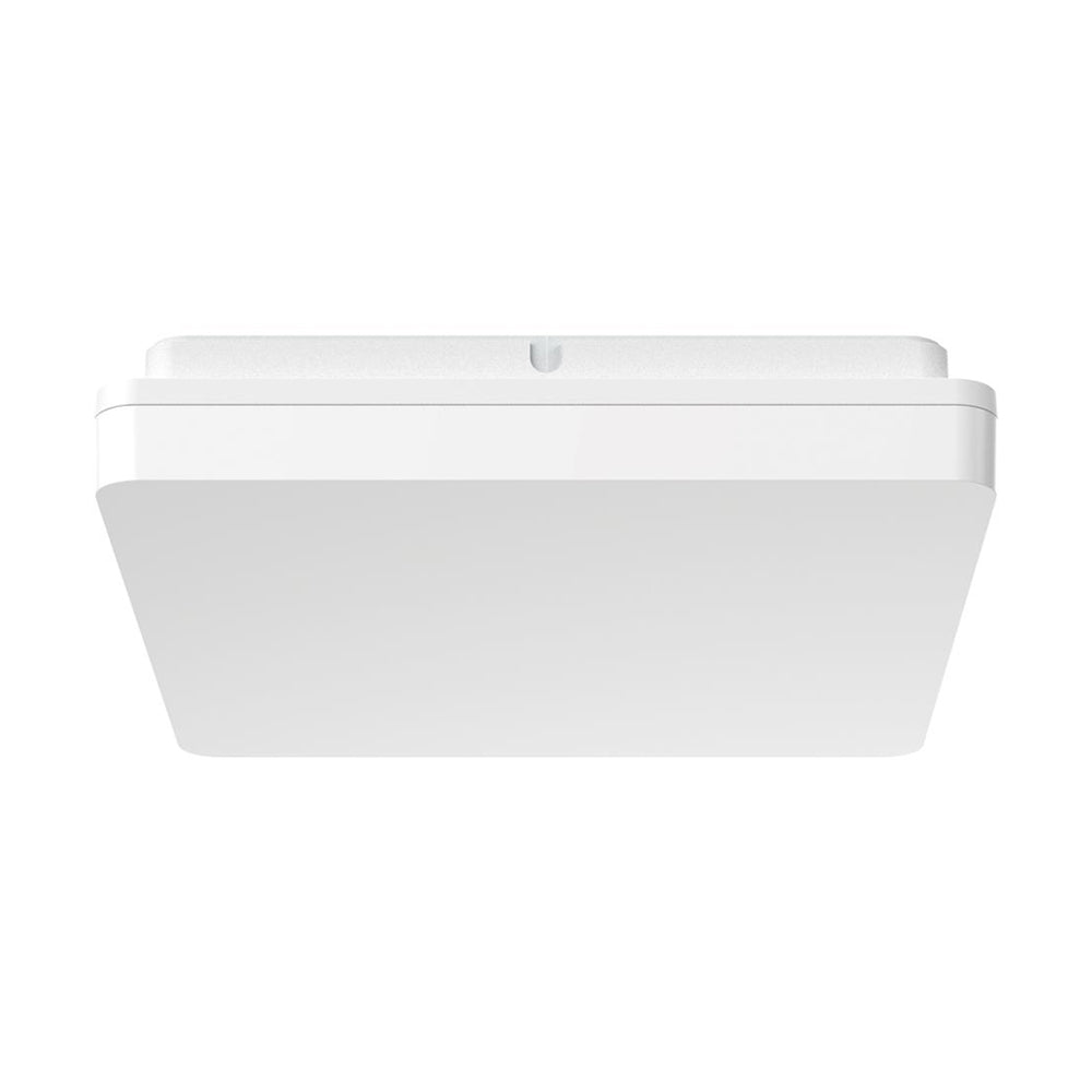 Buy LED Oyster Lights Australia Sunset Square LED Oyster Light W300mm White Polycarbonate 3CCT - 20887