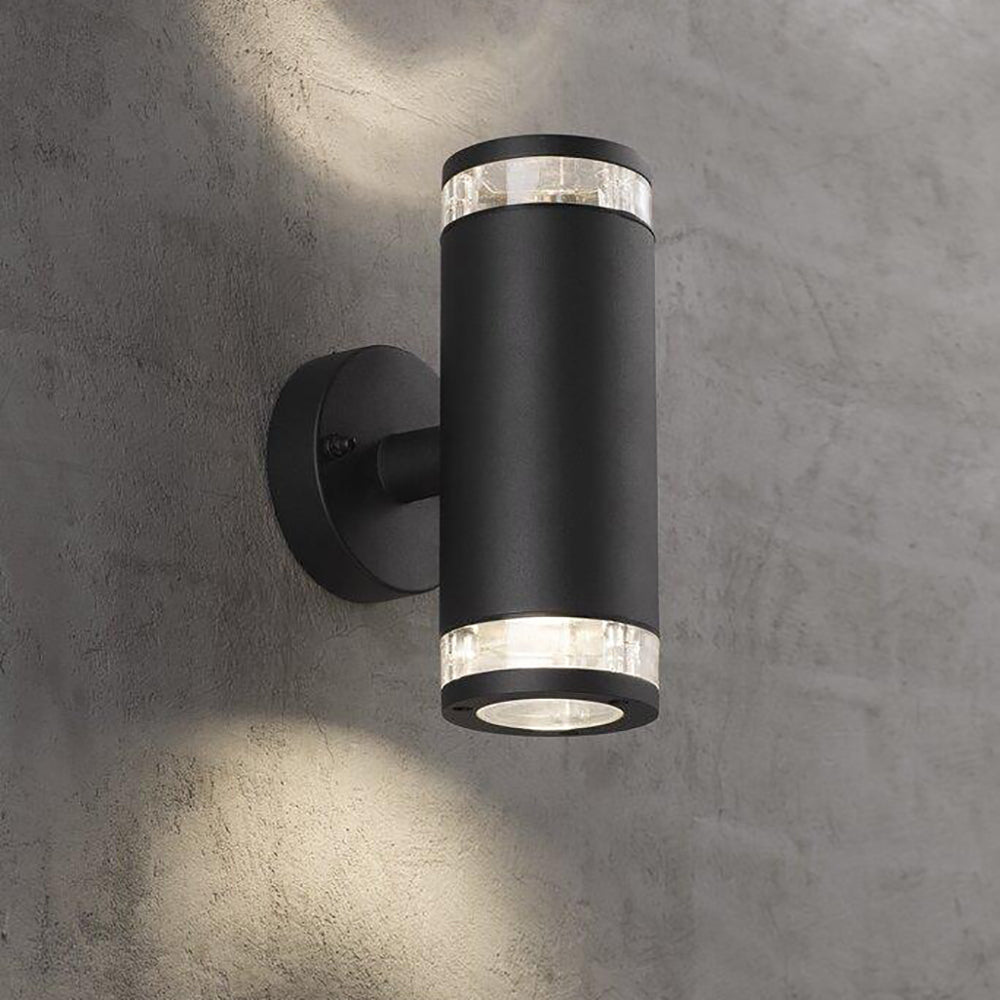 Buy Up / Down Wall Lights Australia Birk Up-Down Wall Black, Clear - 45501003