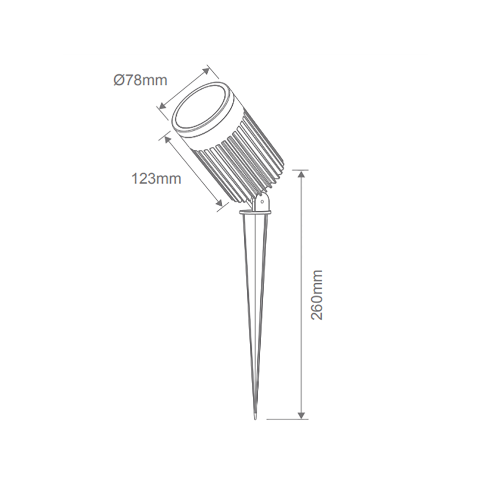 Buy Spike Lights Australia ZOOM-PRO Spike Light 12V/24V 30W Black 3CCT - 25709