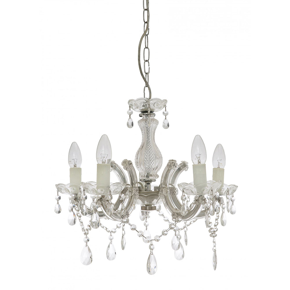 Buy Chandeliers Australia Fiorentino Lighting - C-MAR 5 Light Chandelier Chrome