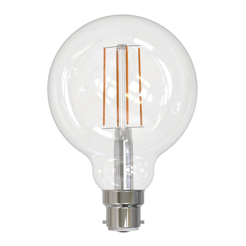 Buy LED Filament Globes Australia Bulb G95 LED Filament Globe BC 240V 5W Clear 5000K - 205953