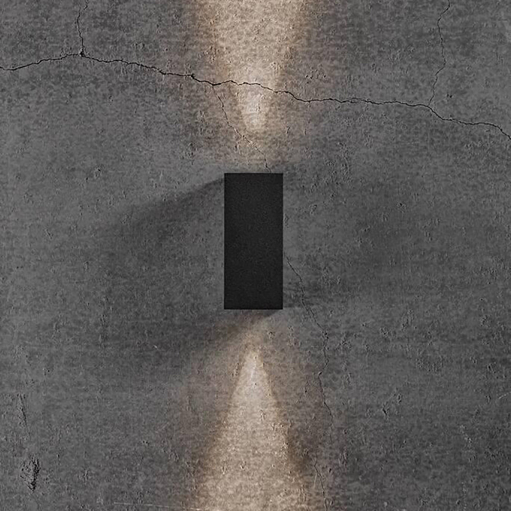 Buy Up / Down Wall Lights Australia Asbol Kubi Up-Down Wall Light Black, Clear - 2019071003