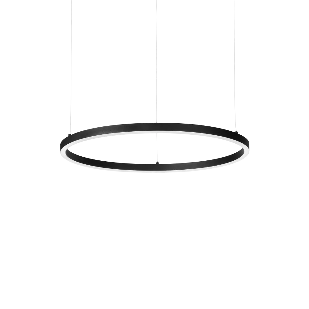 Oracle Slim LED Round Pendant Dali 28W 4000K Black - 342023