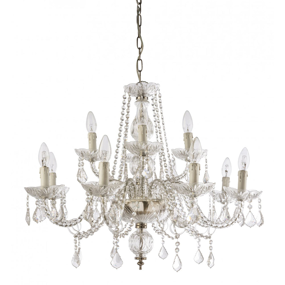 Buy Chandeliers Australia Fiorentino Lighting - TOLEDO 18 Light Crystal Chandelier Chrome