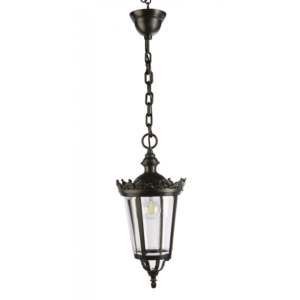 Buy Outdoor Pendant Lights Australia Fiorentino Lighting - KENSINGTON 1 Light Pendant Black