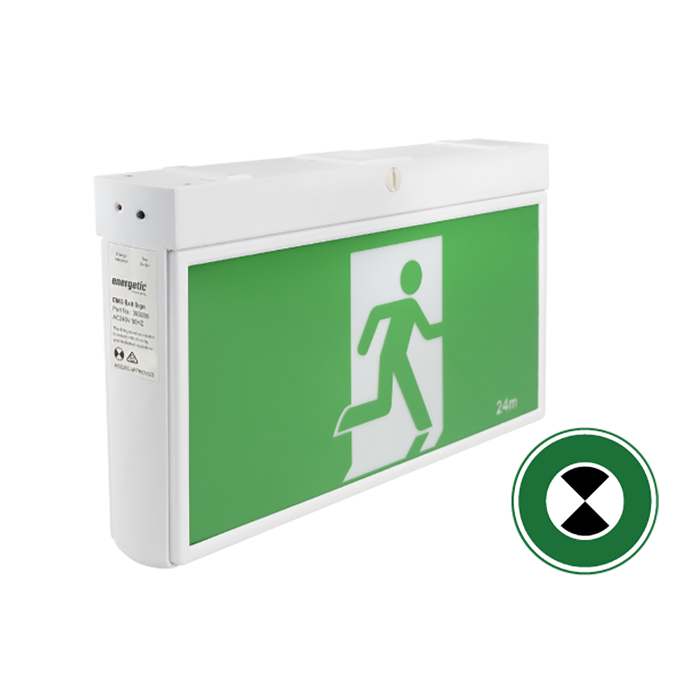 Viewaye Surface Emergency LED Exit Signs White - 393006