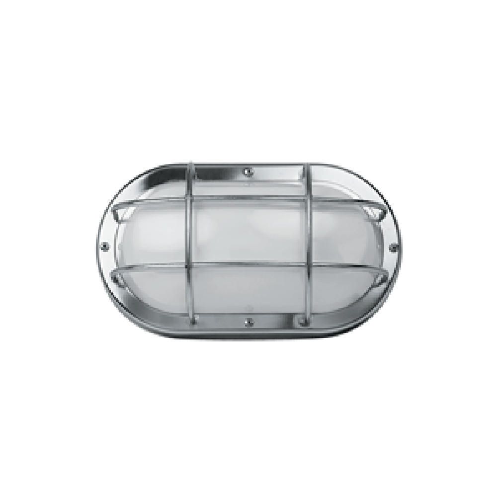 Buy LED Bunker Lights Australia Guard LED Bunker Light Silver / Grey 316 Stainless Steel 3000K - LJL6002-SS
