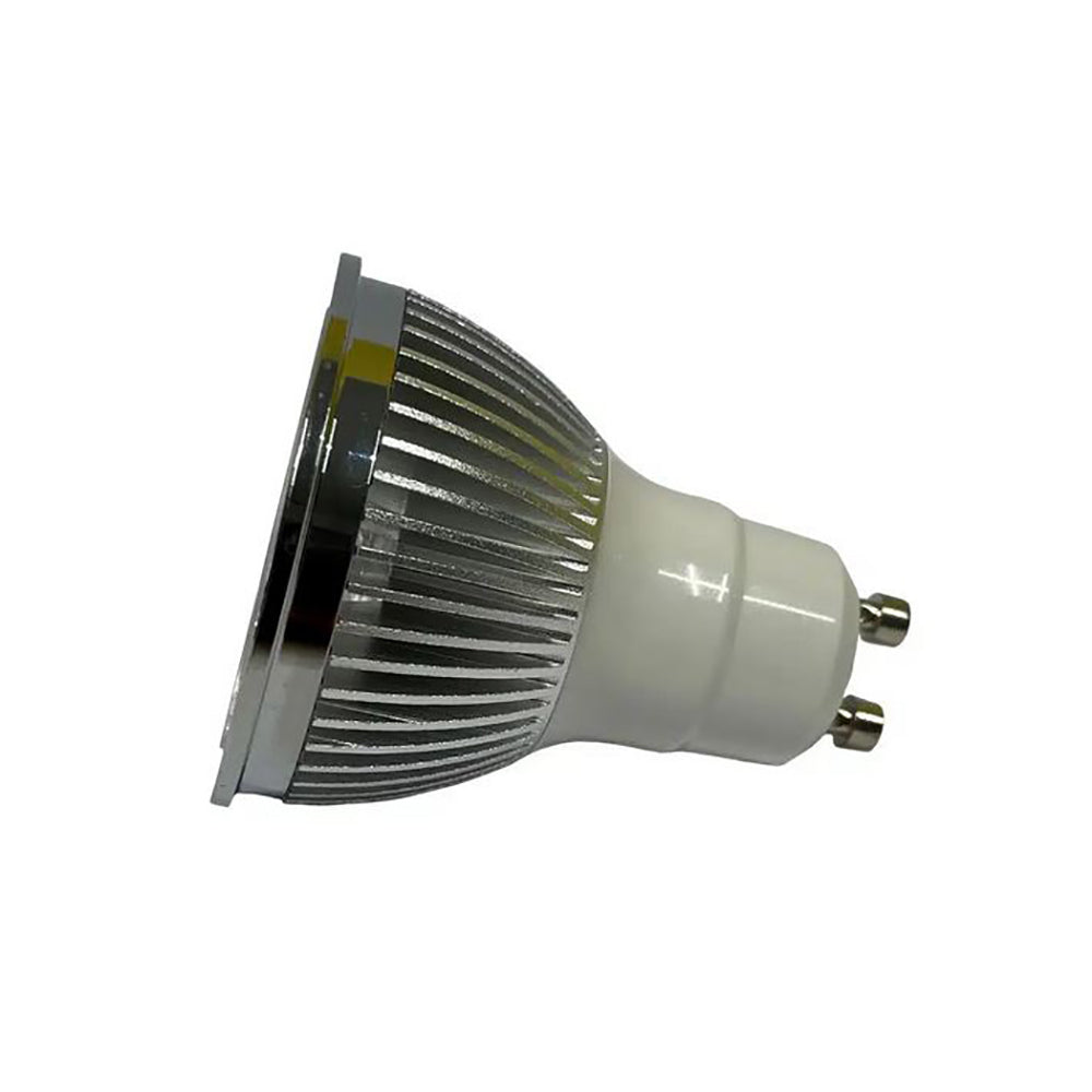 Buy LED Globes Australia Boss LED Globe GU10 240V 6W White Aluminium 3000K - MBGU306