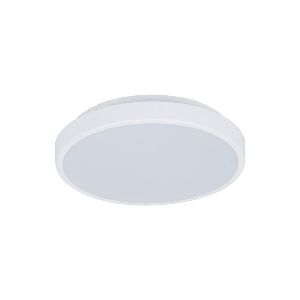 Buy LED Oyster Lights Australia Easy Round LED Oyster Light W300mm White Polycarbonate 3CCT - 20955