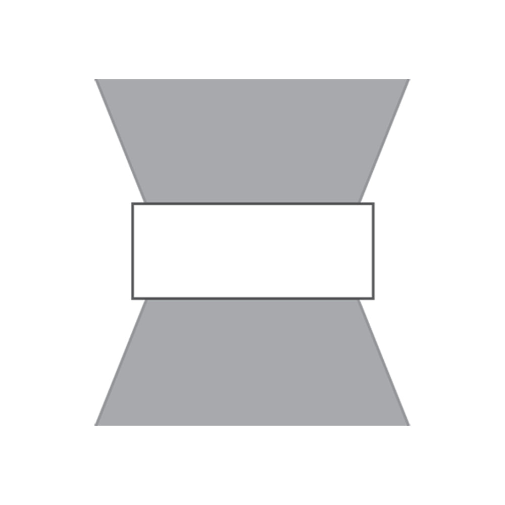 Buy Up / Down Wall Lights Australia Berica Out 3.1 Concave Up & Down Wall Light 30W CRI80 DALI Aluminium 4000K - BU31100