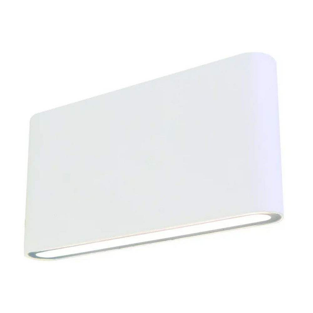 Buy Up / Down Wall Lights Australia Integra Up / Down Wall Light 6W White Aluminium 3CCT - MLXI3456W